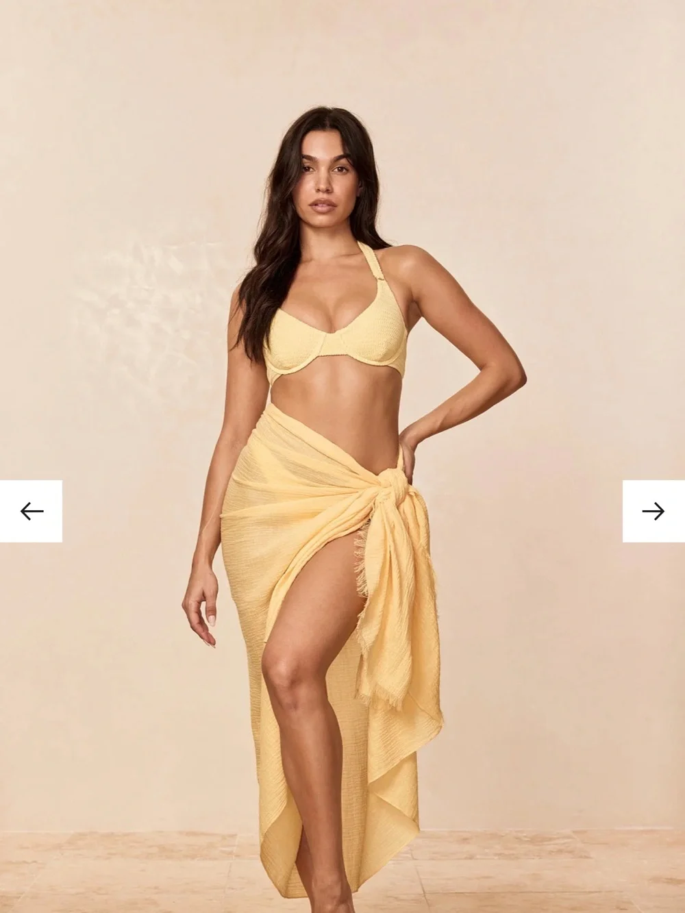 Monday Swimwear crinkle Bikini Top